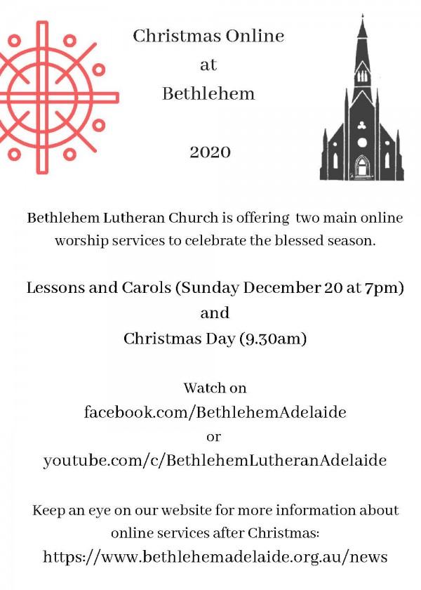 Bethlehem Christmas Online 2020