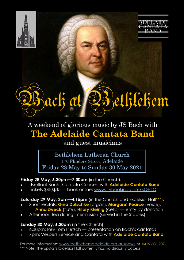 Bach at Bethlehem Poster