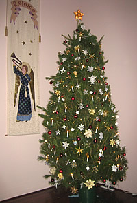 Christmas tree with stars